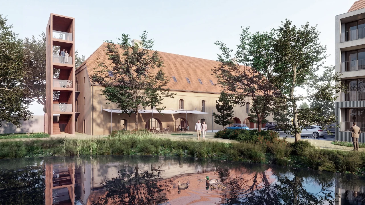 Vizualizace exteriéru projektu Byty Klučov