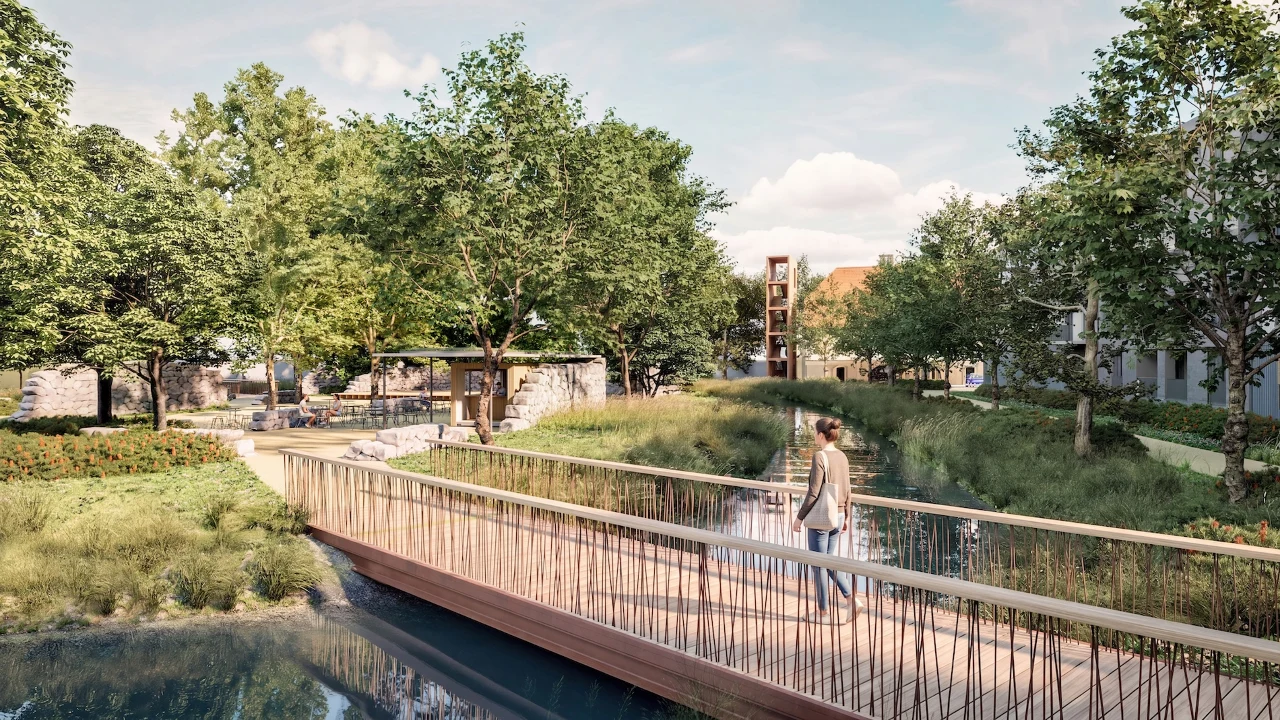Vizualizace exteriéru projektu Byty Klučov