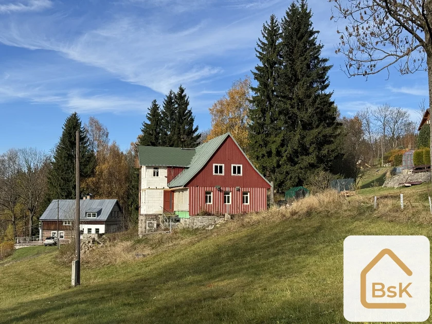Prodej rodinného domu – Kořenov, Jizerské hory | 152 m² zastavěná plocha + pozemek 1295 m²