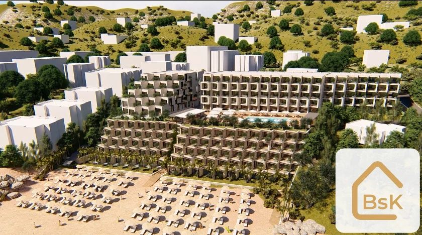 Prodej luxusního apartmánu u moře – Ionian Bay Residence, Saranda (Albánie)