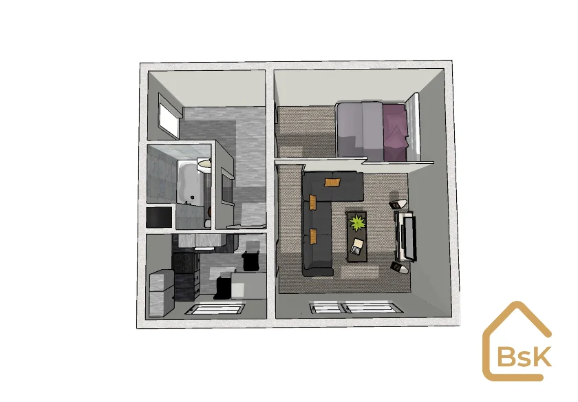 Pronájem bytu 1+1 39 m², Tanvald