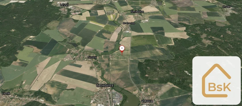Prodej pole 60 380 m², Vlkava + Bratronice u Luštěnic