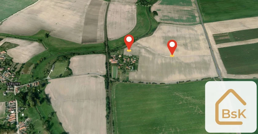 Prodej pole 60 380 m², Vlkava + Bratronice u Luštěnic