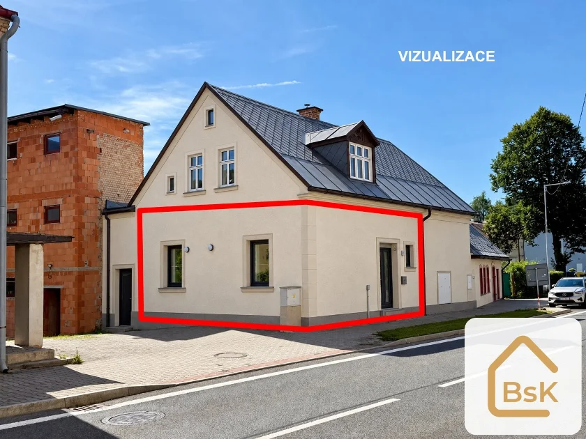 Prodej bytu 2+kk 49,7 m², Lučany nad Nisou