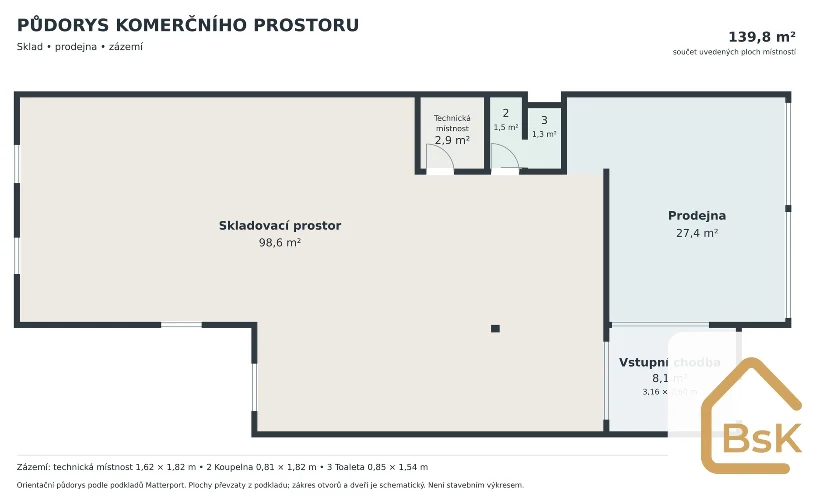 Prodej komerčního prostoru s výlohou, 141 m², Jablonec nad Nisou, Dvorská