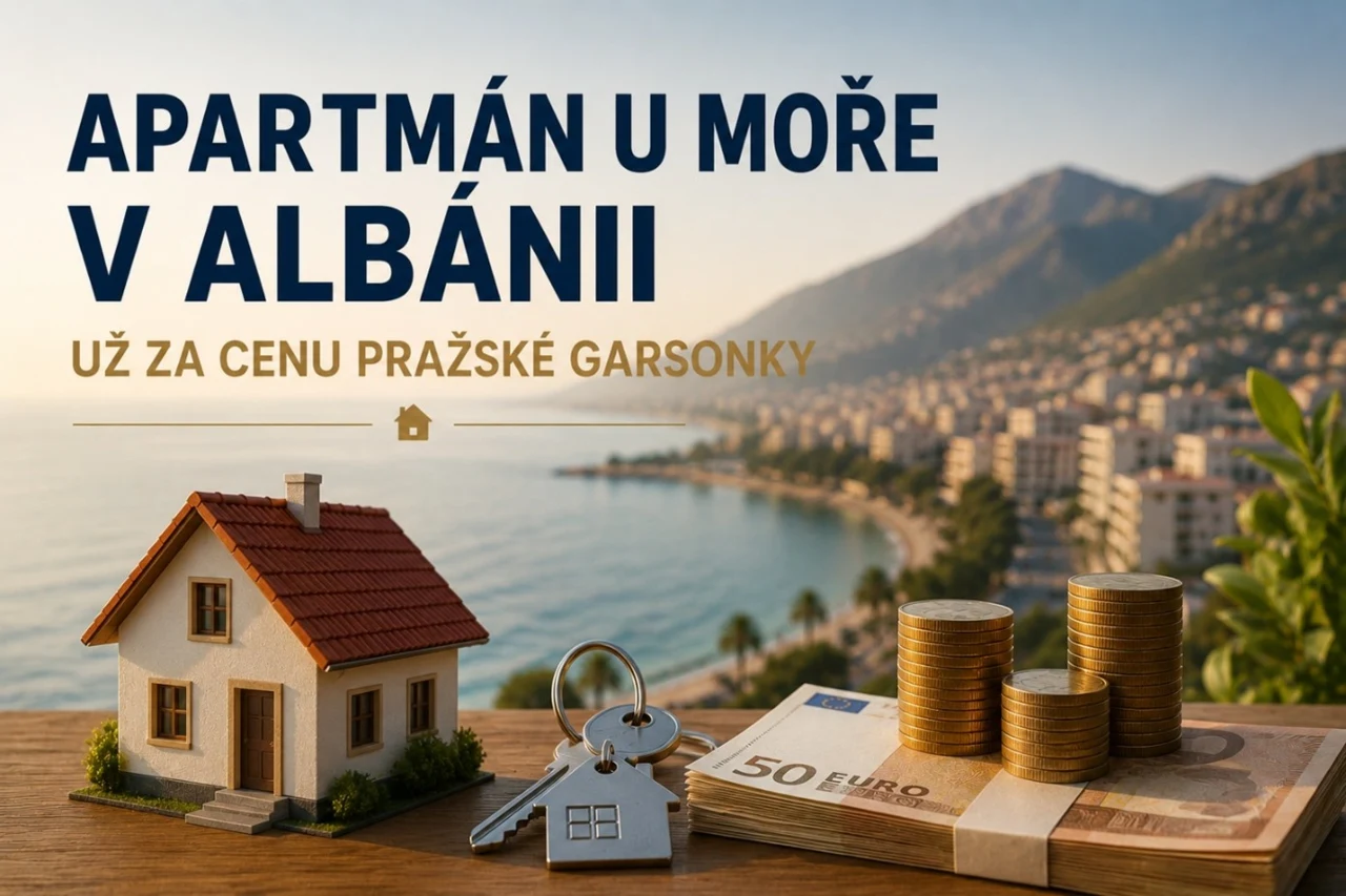 Apartmán u moře v Albánii už za cenu pražské garsonky