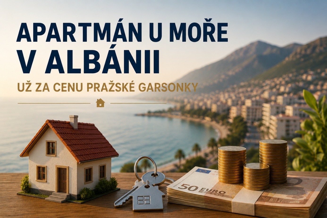 Apartmán u moře v Albánii už za cenu pražské garsonky