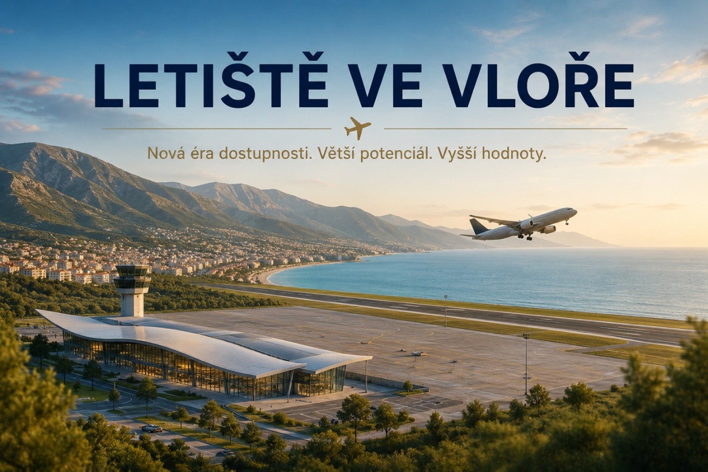 Letiště ve Vloře a jeho vliv na budoucí ceny nemovitostí