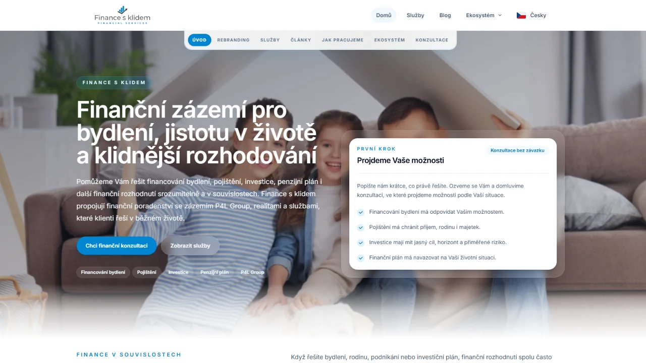 Finance s klidem